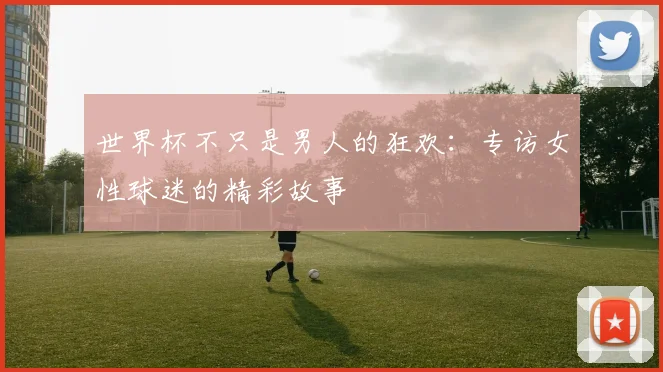 世界杯不只是男人的狂欢:专访女性球迷的精彩故事