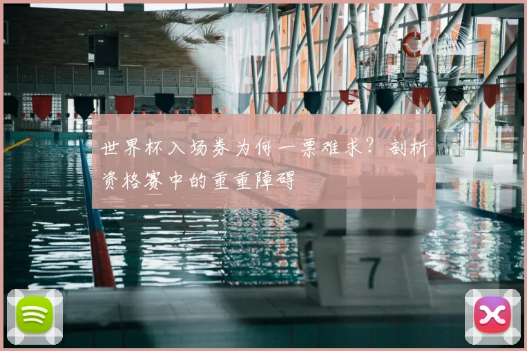 世界杯入场券为何一票难求?剖析资格赛中的重重障碍